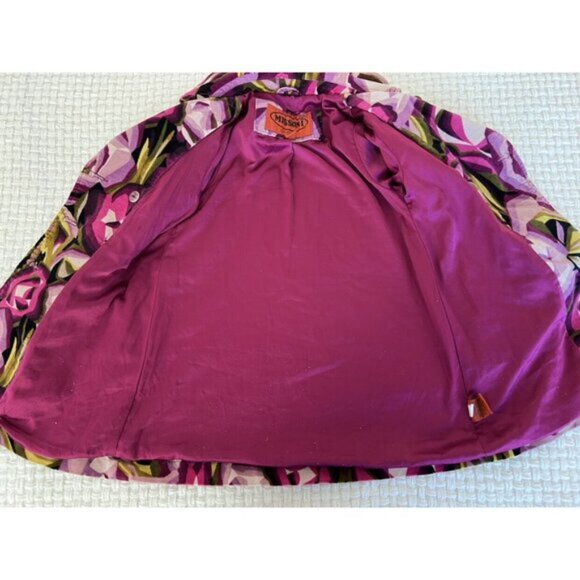 Missoni For Target Purple Floral Coat - Picture 8 of 11